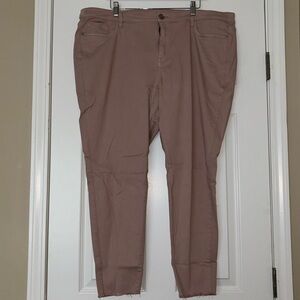 Women’s plus size pink denim